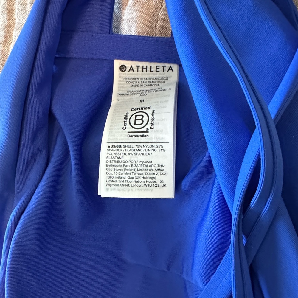 Athleta Royal Blue Swim top - Picture 3 of 4